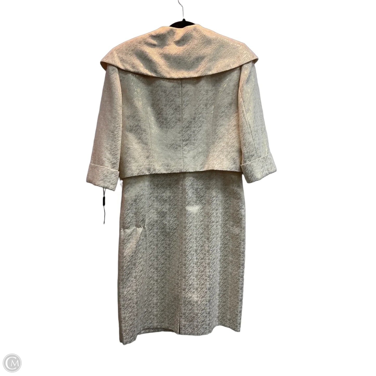 Dress Suit 2pc By Tahari In Gold, Size: M