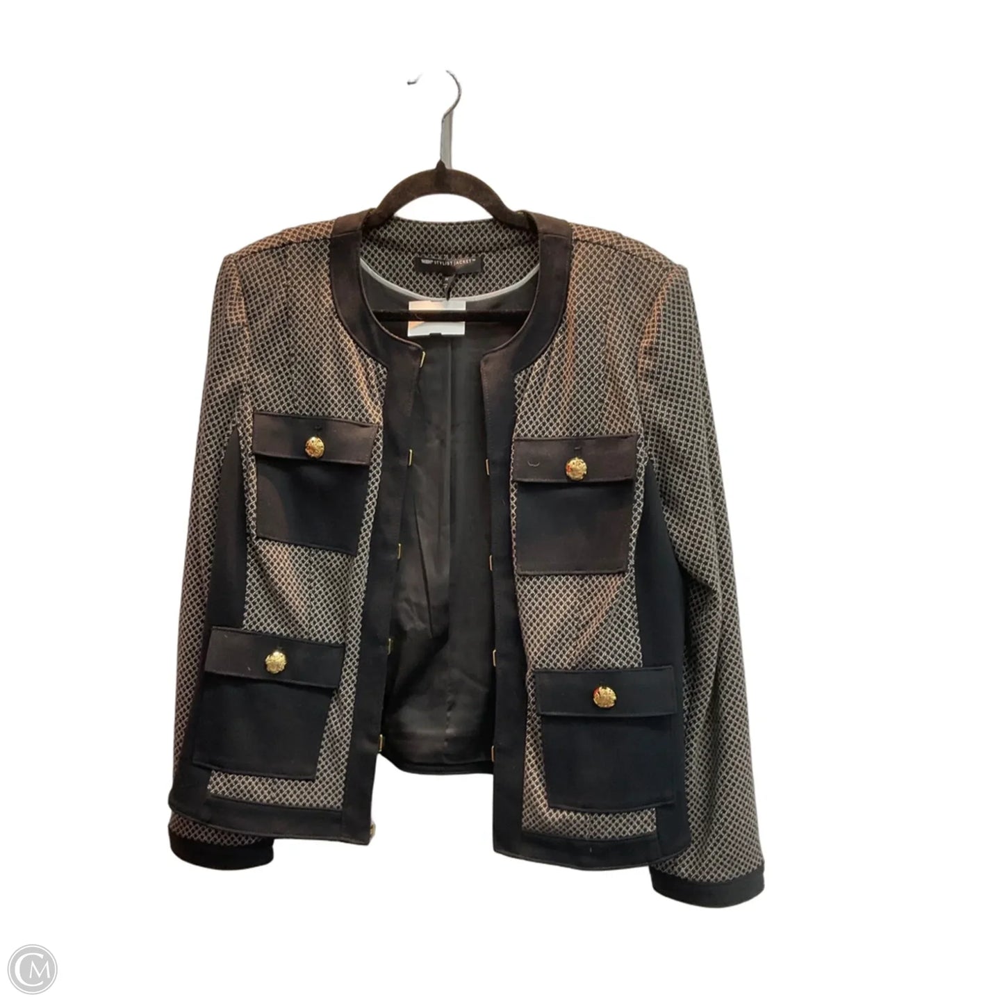 Blazer By White House Black Market In Black & Brown, Size: 14