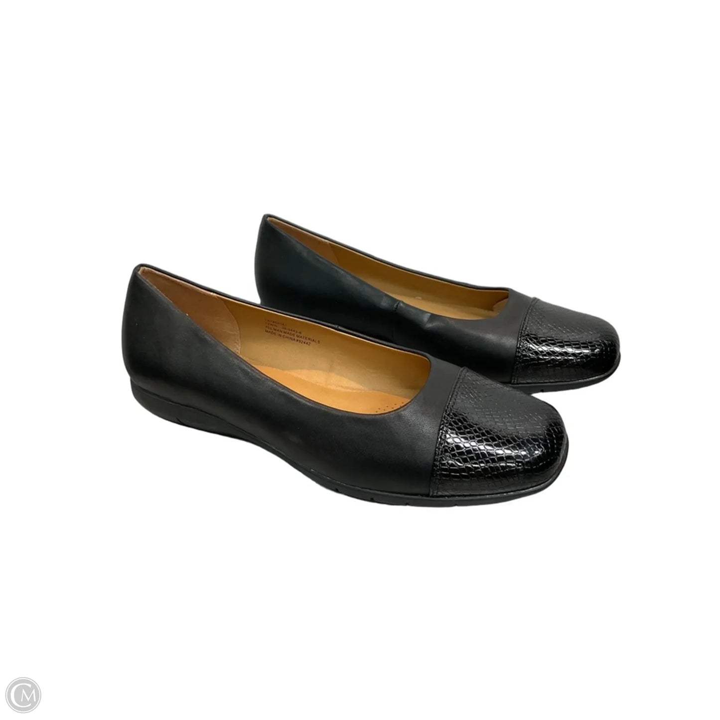Shoes Flats By Comfortview In Black, Size: 12