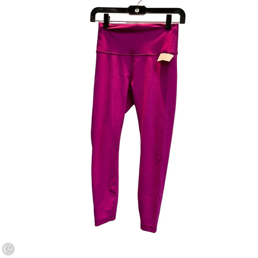 Athletic Leggings By Lululemon In Pink, Size: S