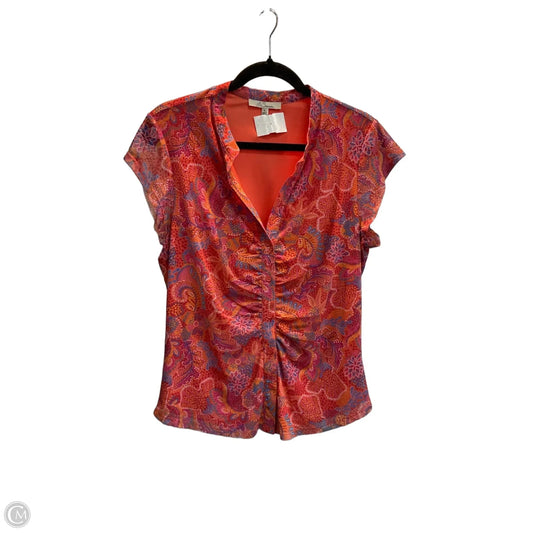 Top Short Sleeve By Clothes Mentor In Multi-colored, Size: L