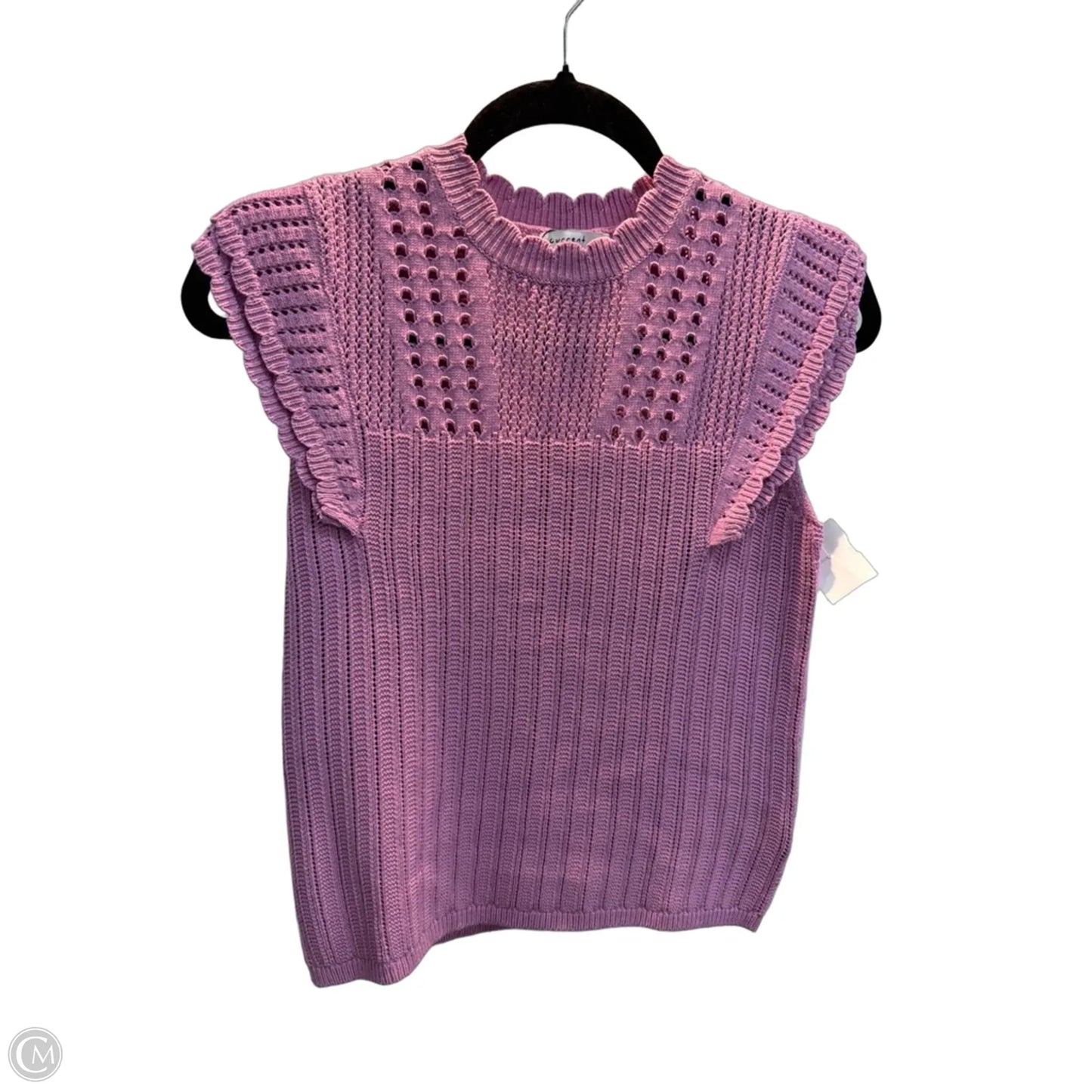 Top Short Sleeve By Current Air In Pink, Size: Xs