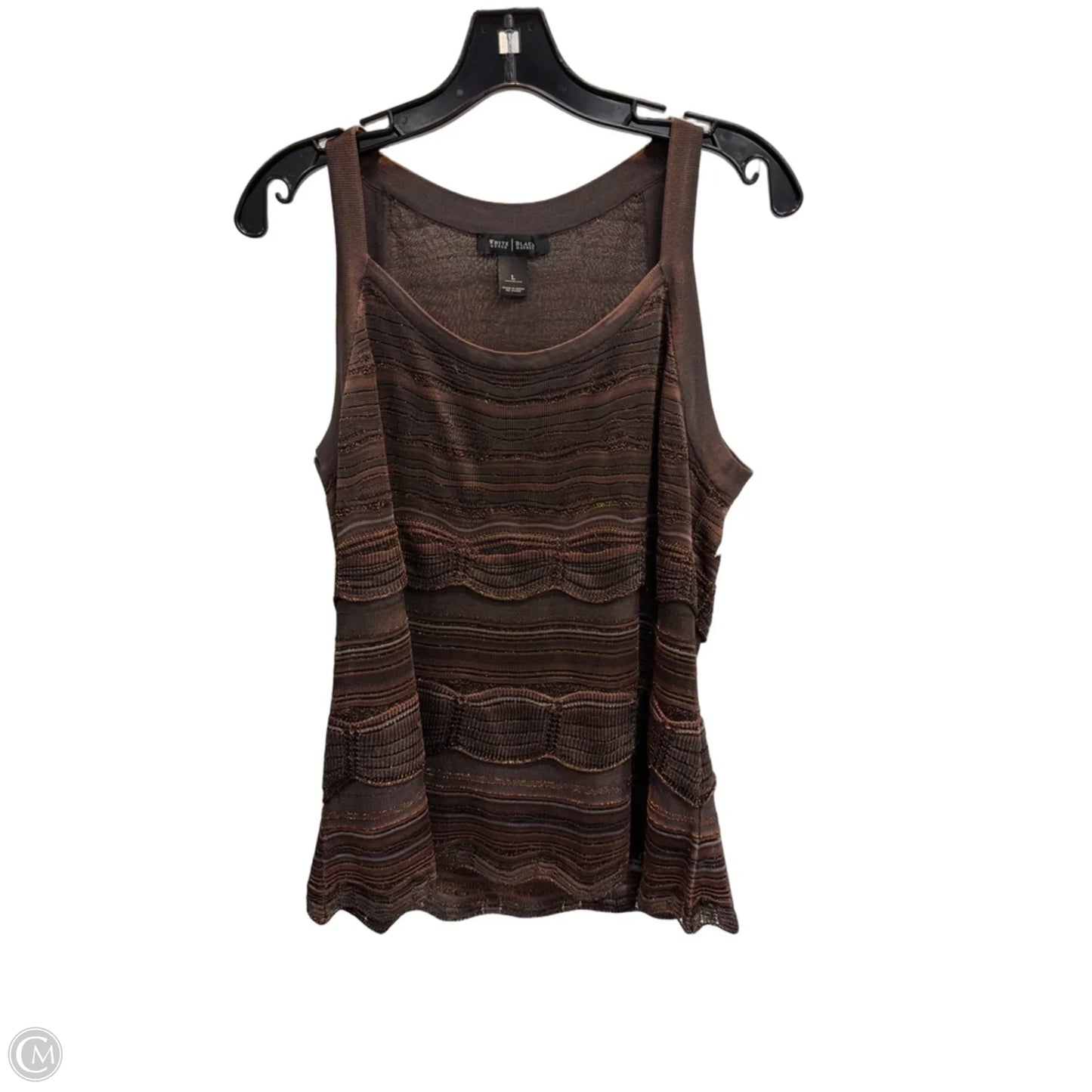 Top Sleeveless By White House Black Market In Brown, Size: L