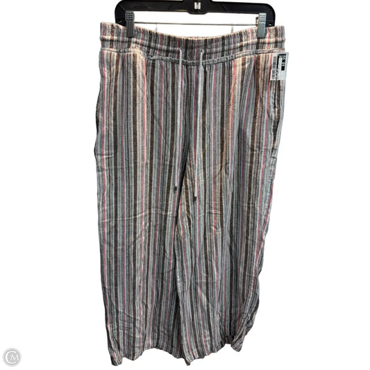 Pants Wide Leg By Time And Tru In Multi-colored, Size: L
