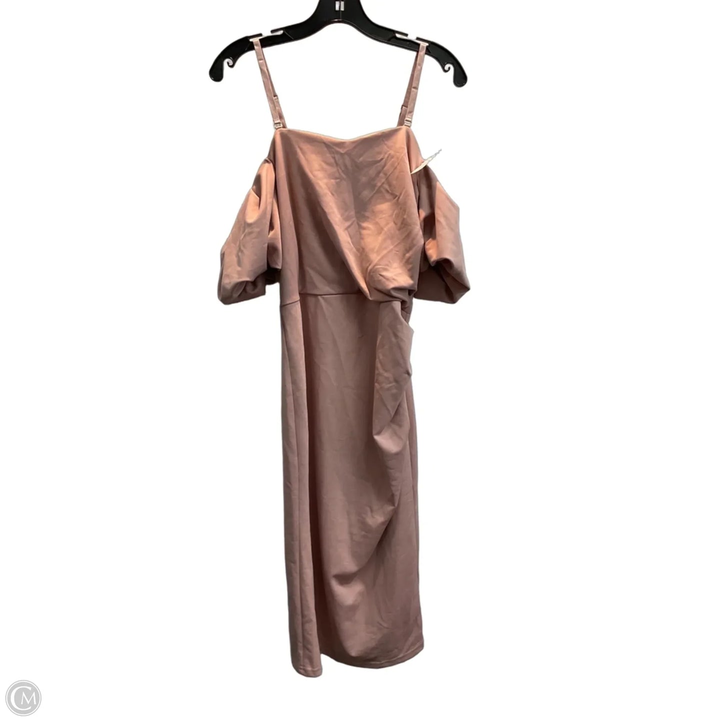 Dress Party Midi By Clothes Mentor In Pink, Size: L