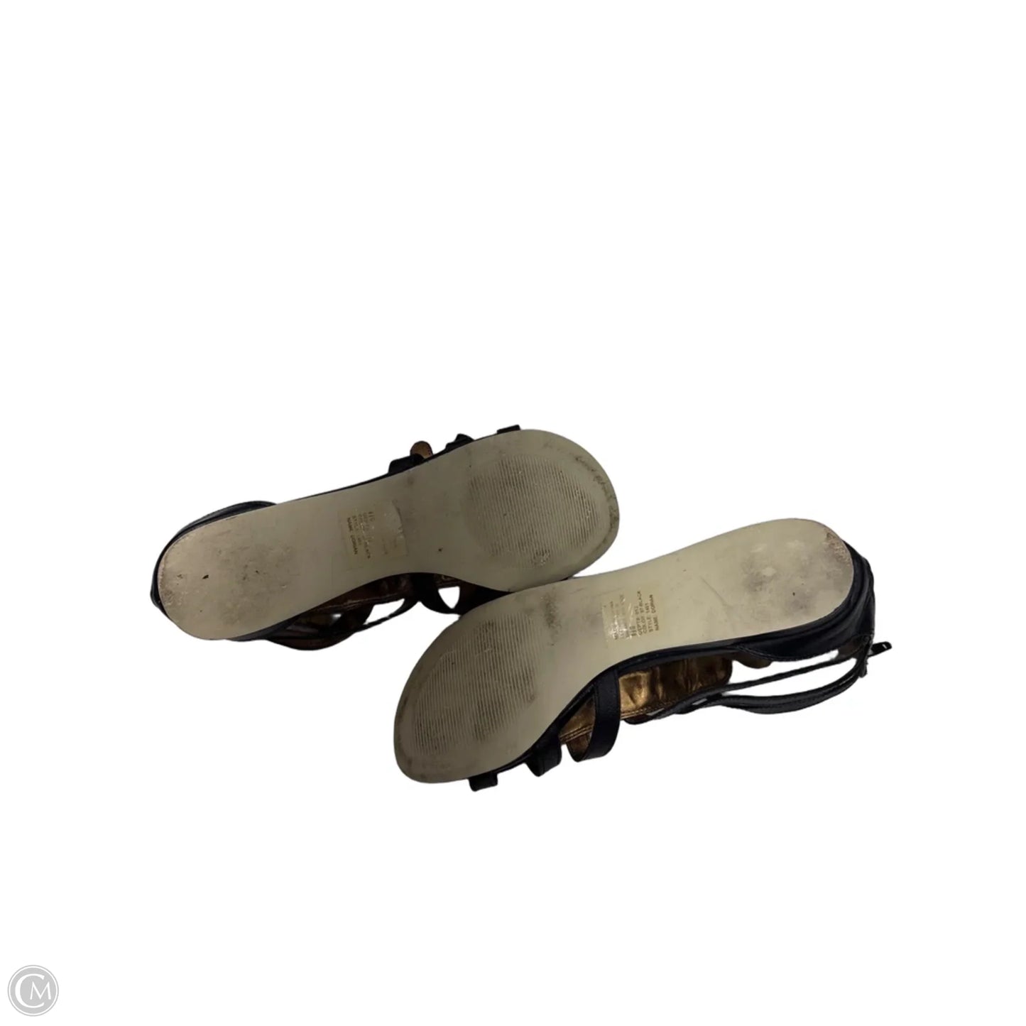 Sandals Flats By Bakers Shoes In Black, Size: 8.5