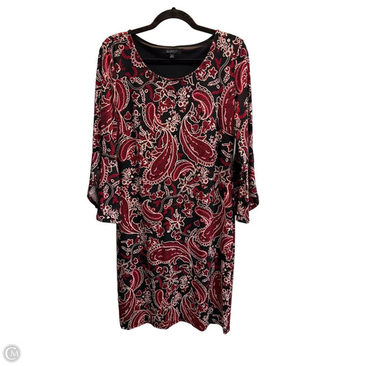 Dress Party Midi By Glamour In Paisley Print, Size: L