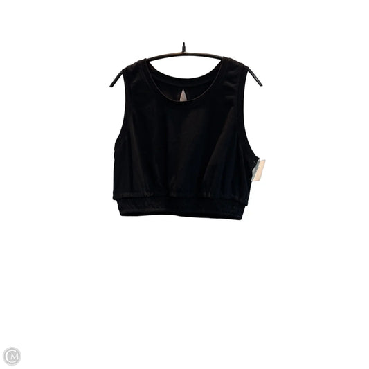 Top Sleeveless By Clothes Mentor In Black, Size: L