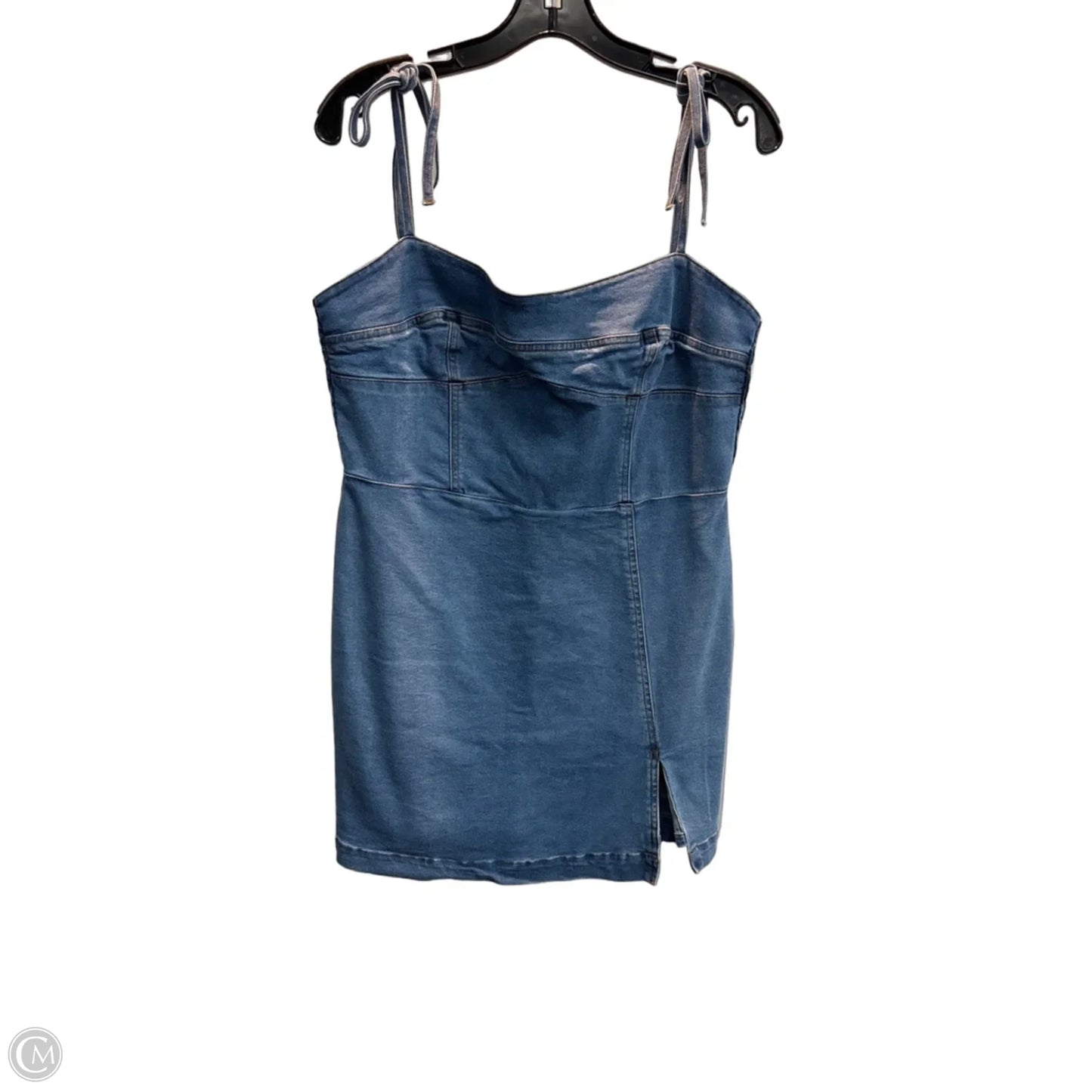 Dress Casual Short By Hyfve In Blue Denim, Size: L
