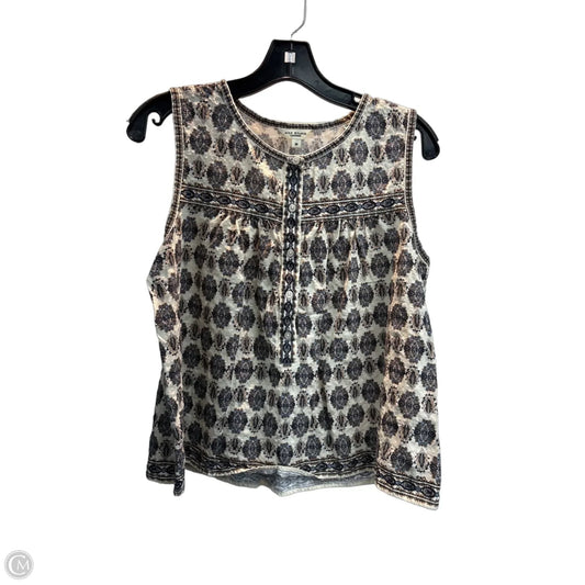 Top Sleeveless By Max Studio In Multi-colored, Size: M