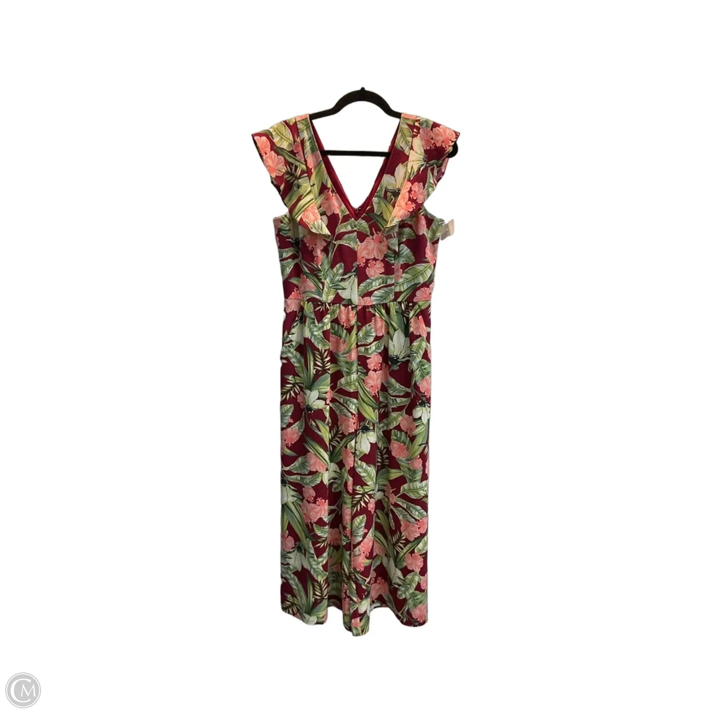Jumpsuit By Ann Taylor In Floral Print, Size: S
