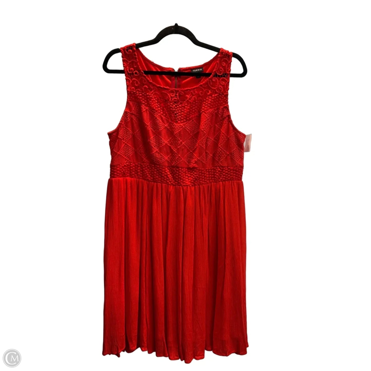 Dress Casual Midi By Torrid In Red, Size: Xl
