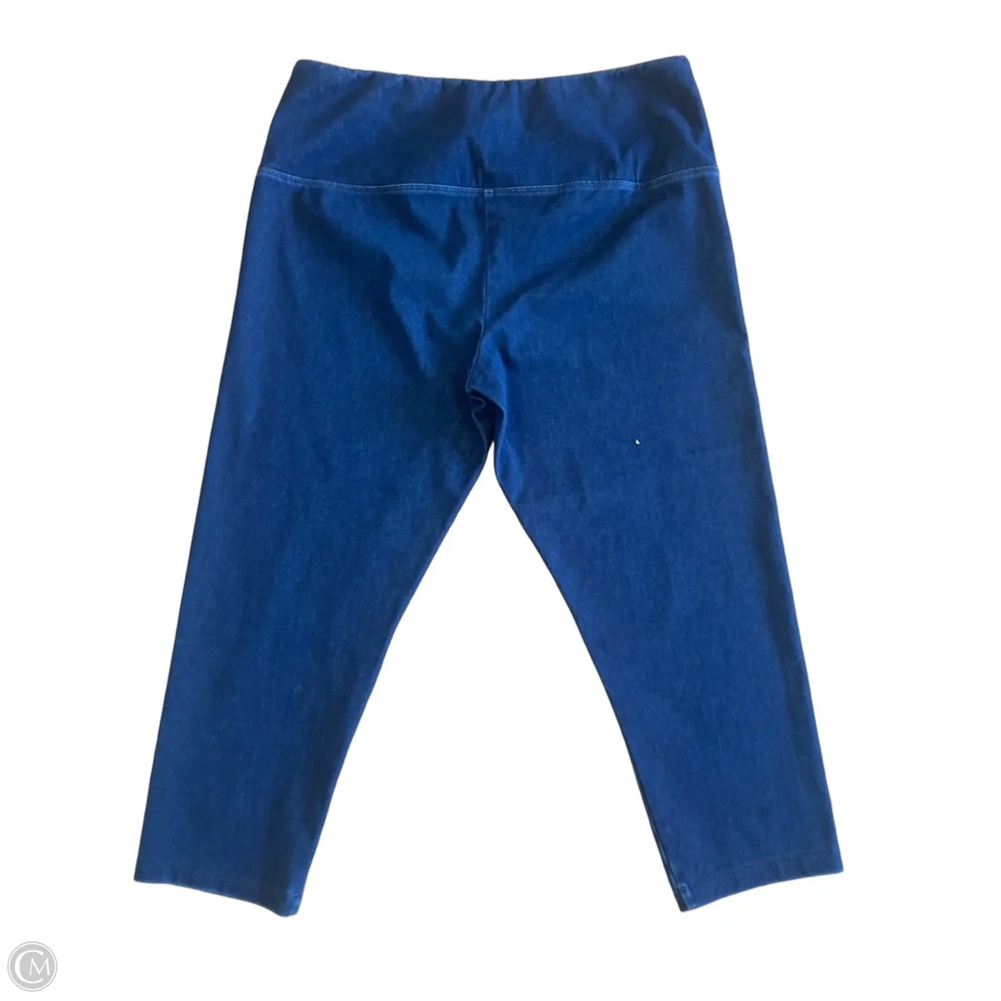 Pants Leggings By Intro In Blue Denim, Size: L