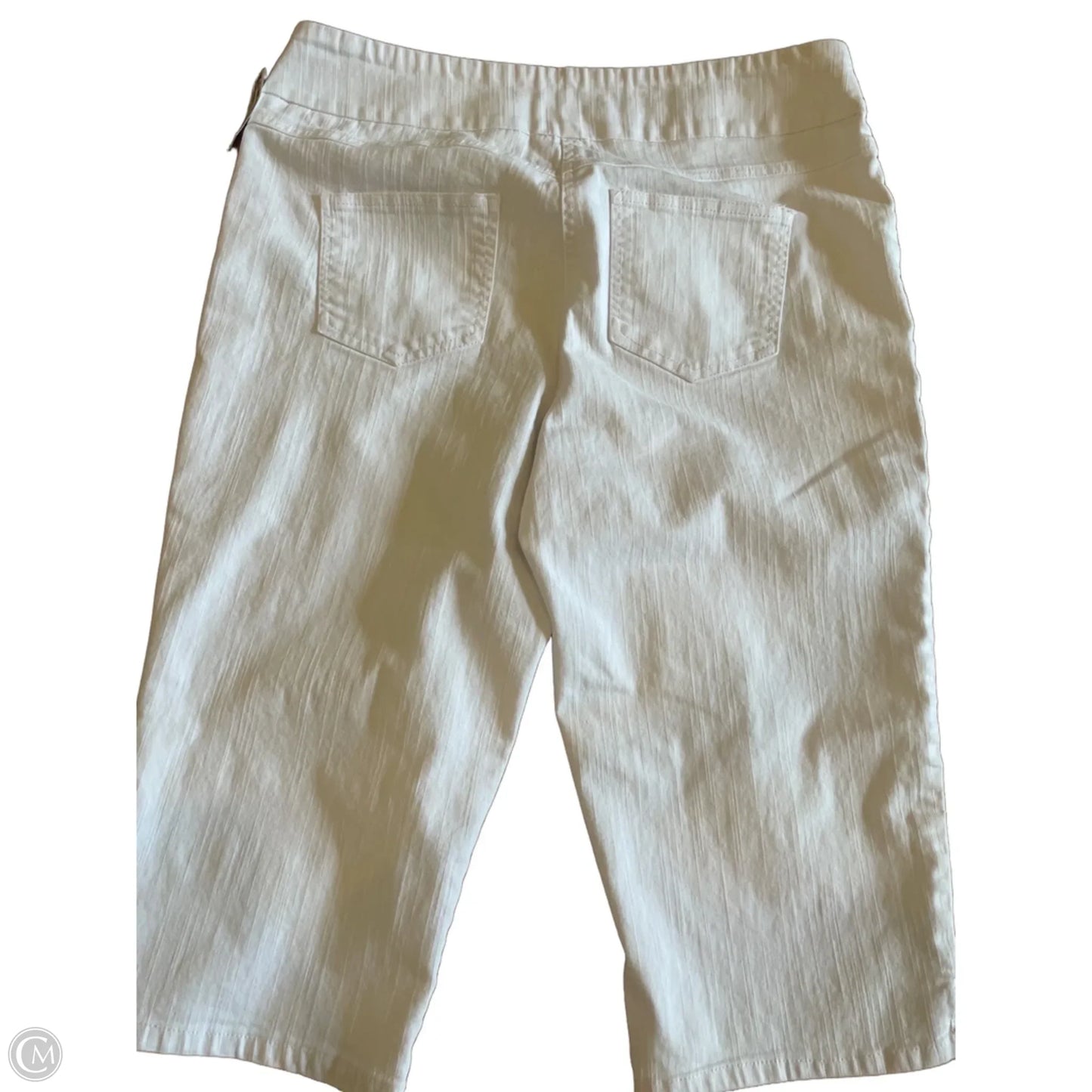 Capris By Ruby Rd In White Denim, Size: 12