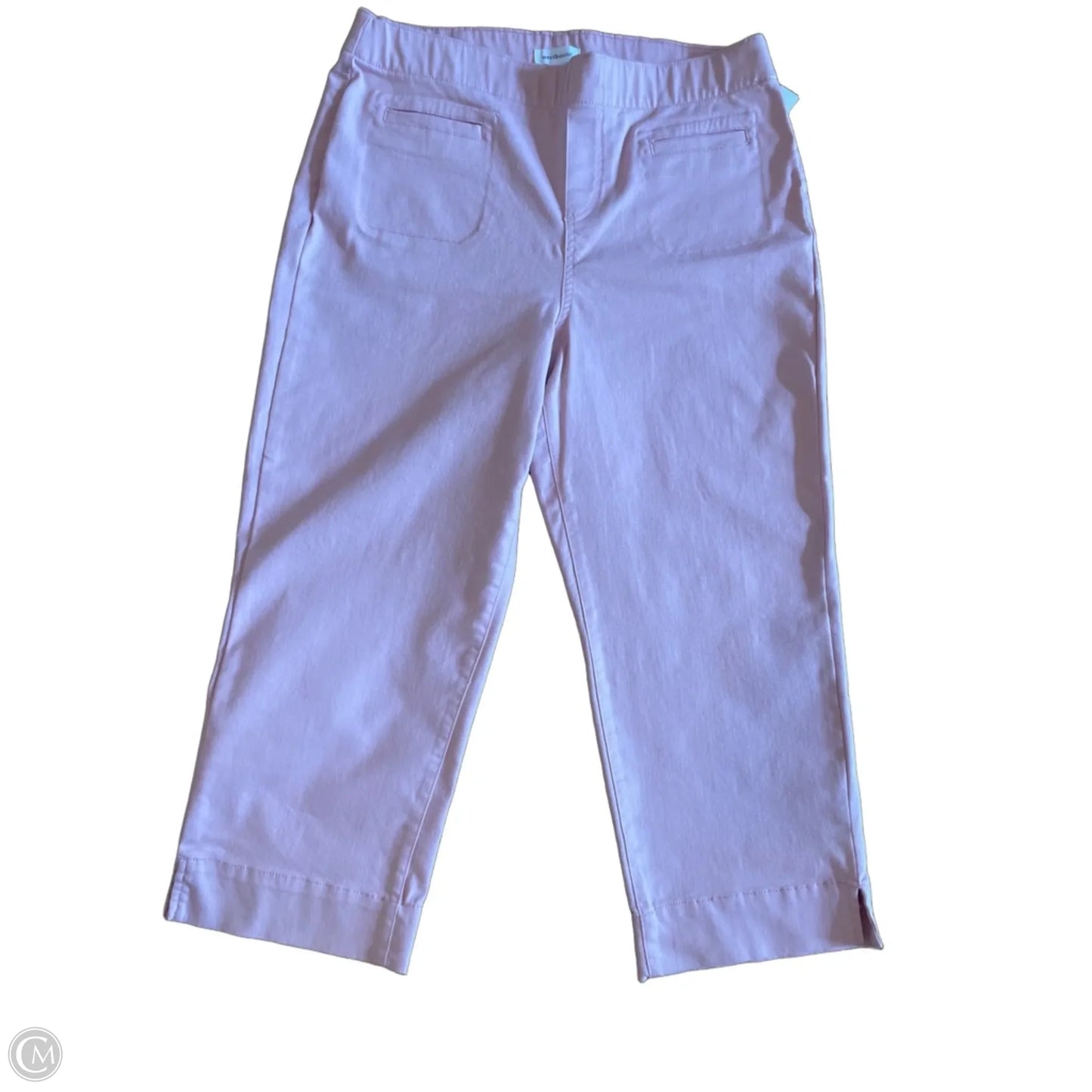 Jeans Cropped By West Bound In Pink Denim, Size: 10
