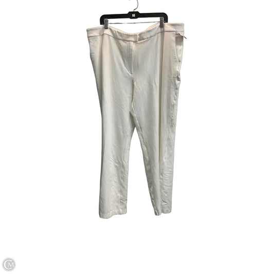 Pants Dress By Clothes Mentor In White, Size: 22