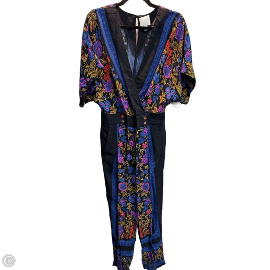 Jumpsuit By Anthropologie In Floral Print, Size: Sp