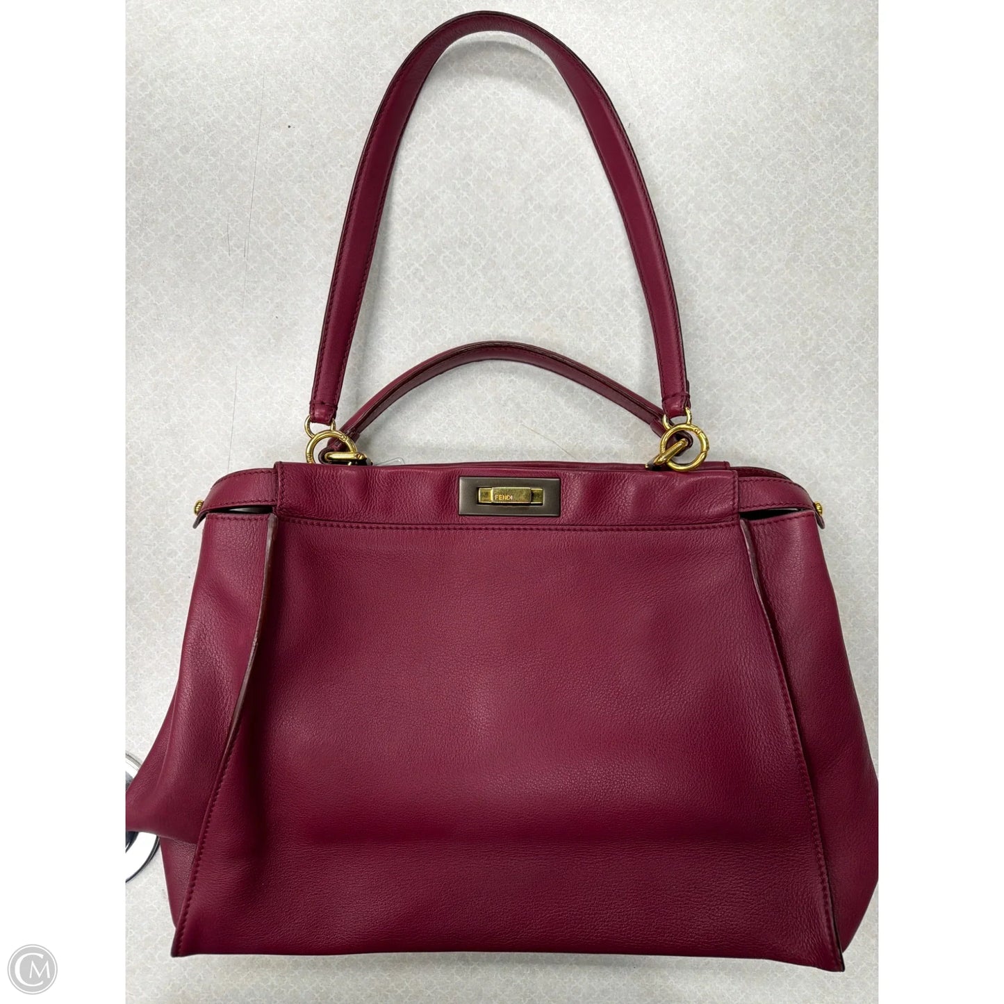 Handbag Luxury Designer By Fendi, Size: Large