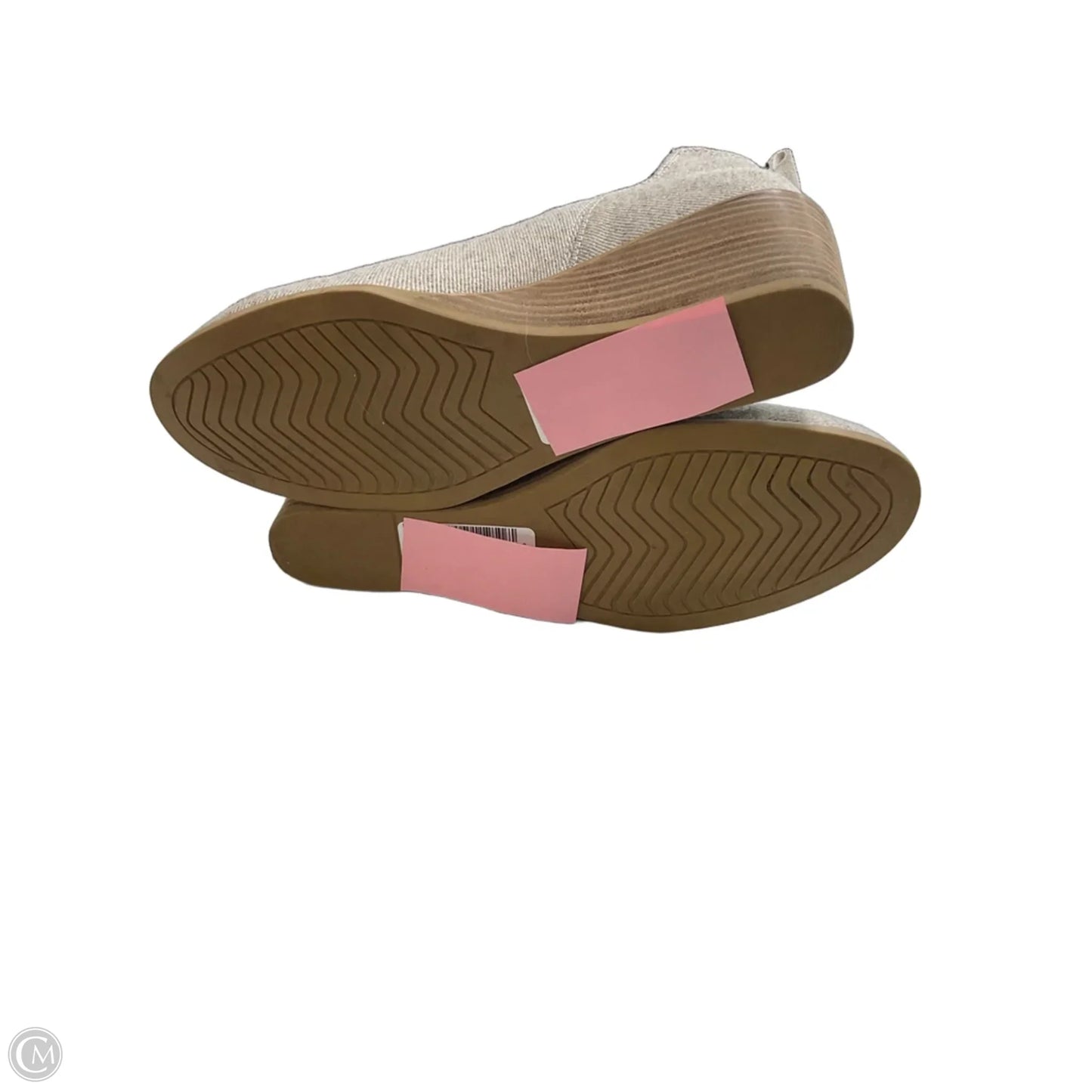 Shoes Heels Wedge By Toms In Taupe, Size: 9.5
