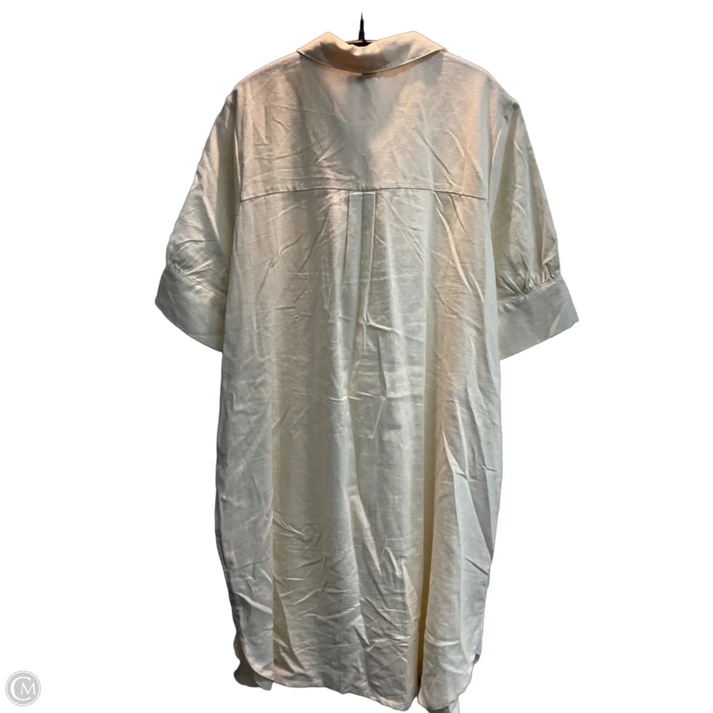 Dress Casual Midi By Old Navy In Cream, Size: L