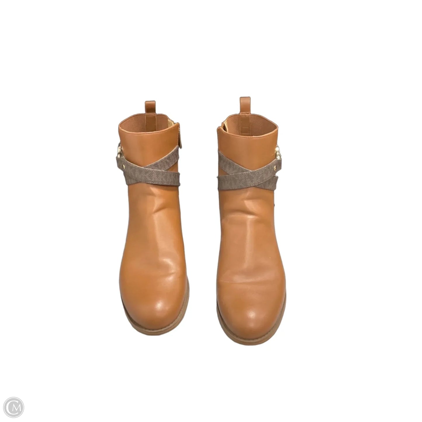 Boots Ankle Heels By Michael By Michael Kors In Brown, Size: 10