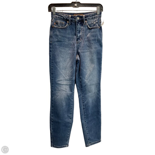 Jeans Skinny By Judy Blue In Blue, Size: 0