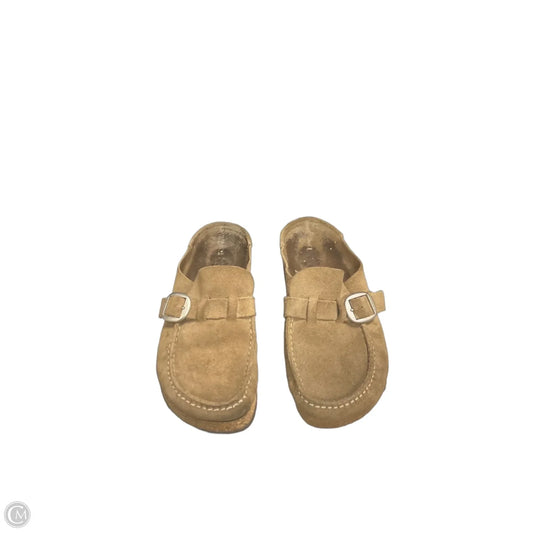 Shoes Flats By Birkenstock In Taupe, Size: 6