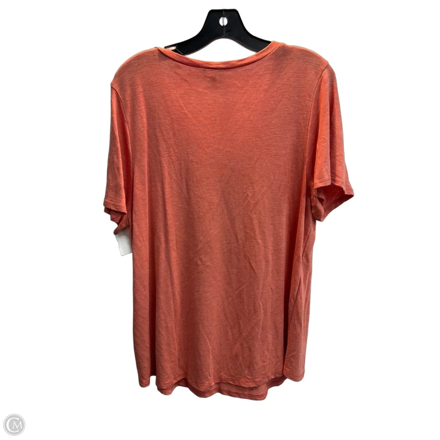 Top Short Sleeve Basic By Jessica Simpson In Orange, Size: Xxl