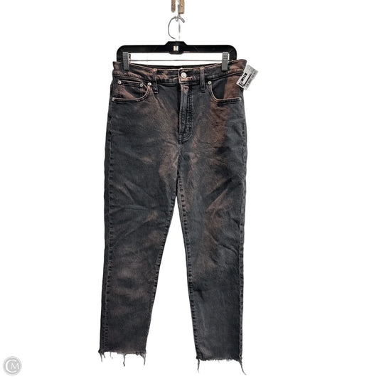 Jeans Straight By Madewell In Black, Size: 8