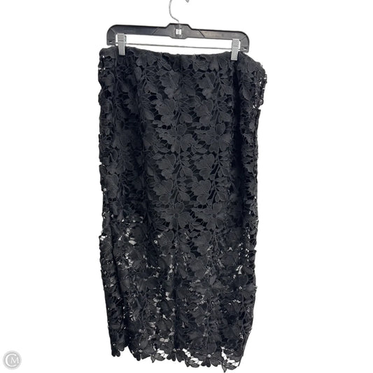 Skirt Maxi By A New Day In Black, Size: 16