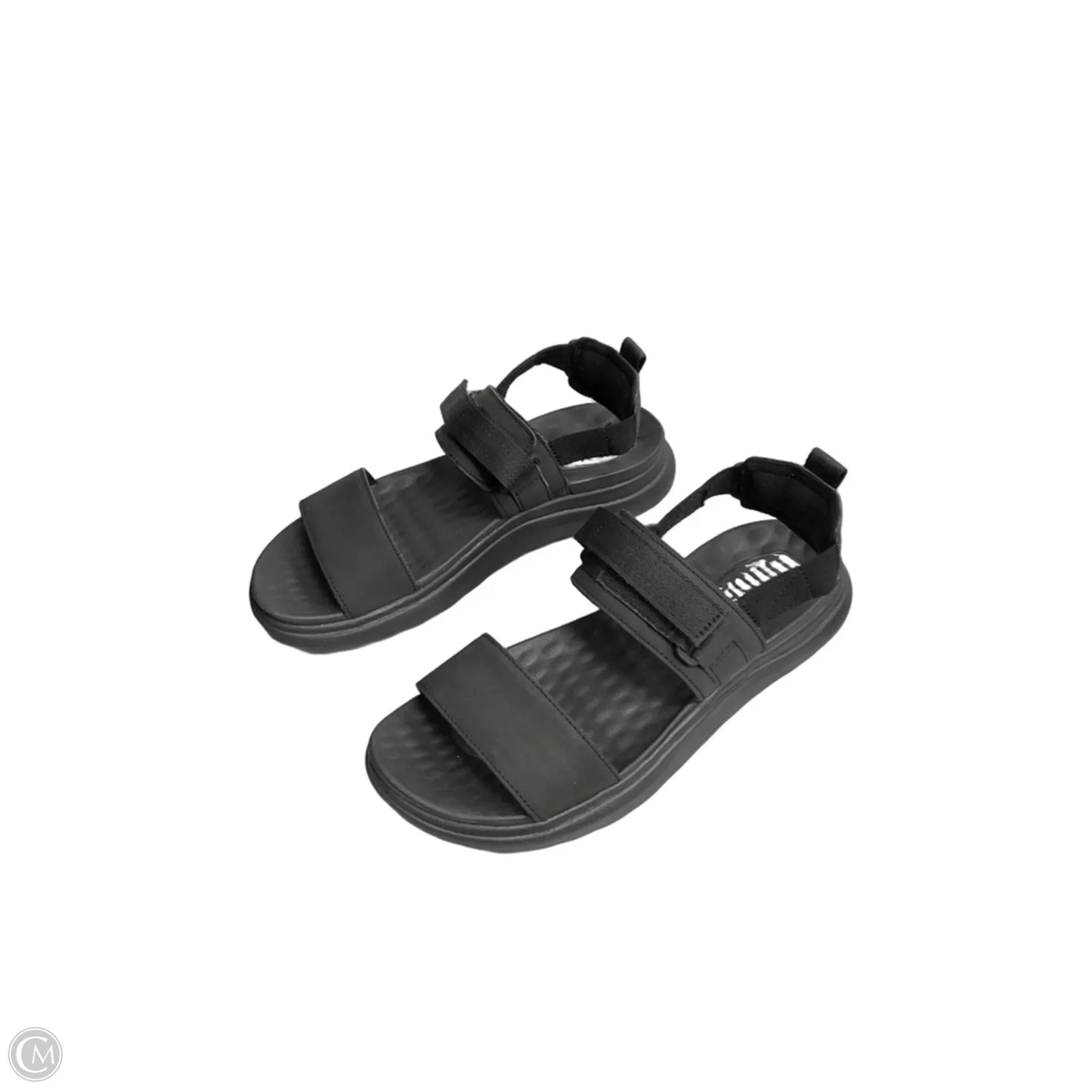 Sandals Flats By Hey Dude In Black, Size: 10