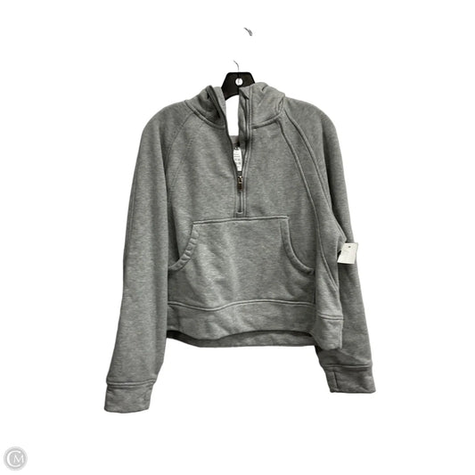 Sweatshirt Hoodie By Clothes Mentor In Grey, Size: Xl