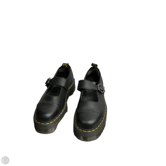 Shoes Heels Platform By Dr Martens In Black, Size: 9