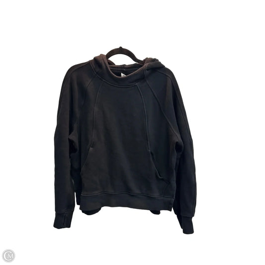 Athletic Sweatshirt Hoodie By Lululemon In Black, Size: Xs