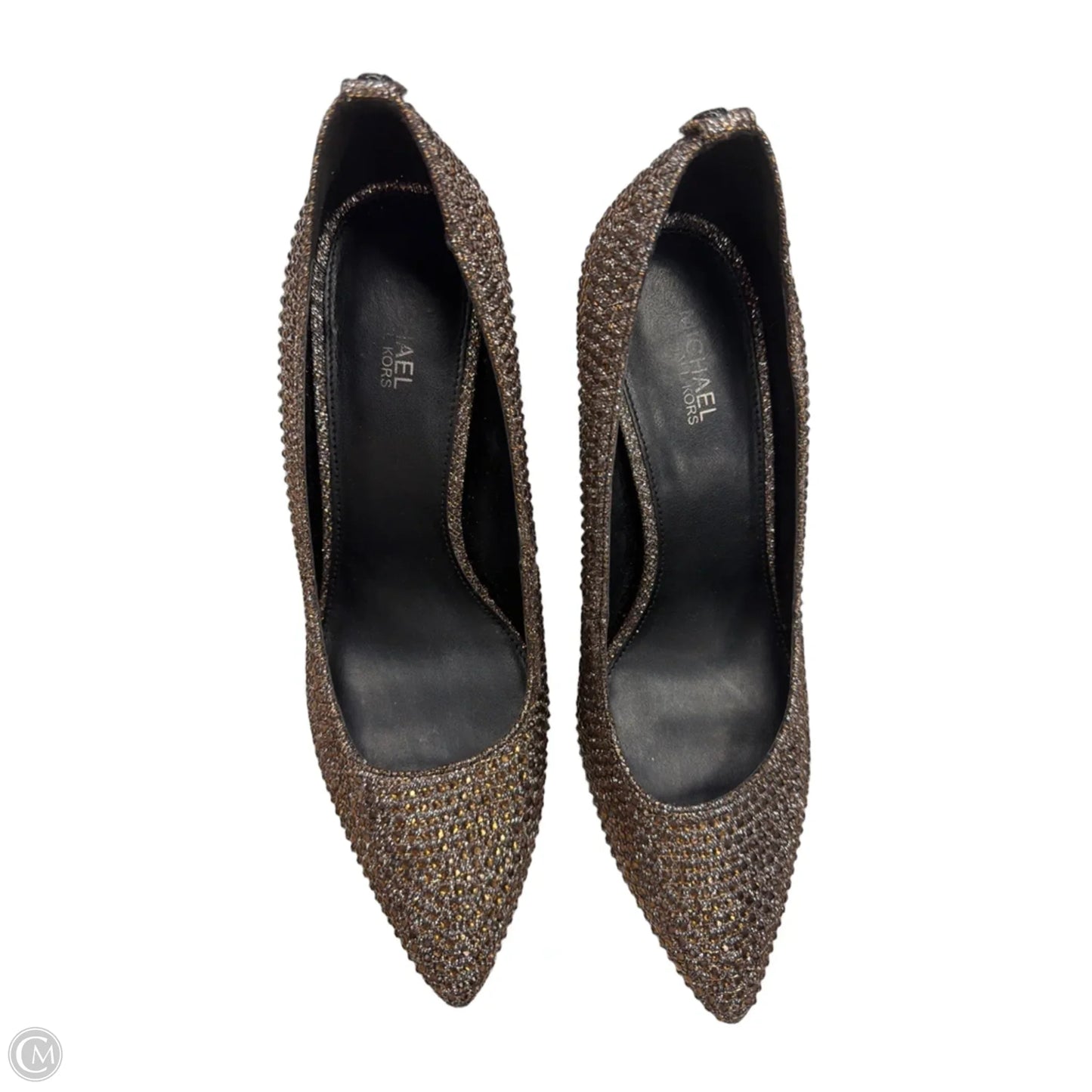Shoes Heels Block By Michael By Michael Kors In Bronze, Size: 6.5