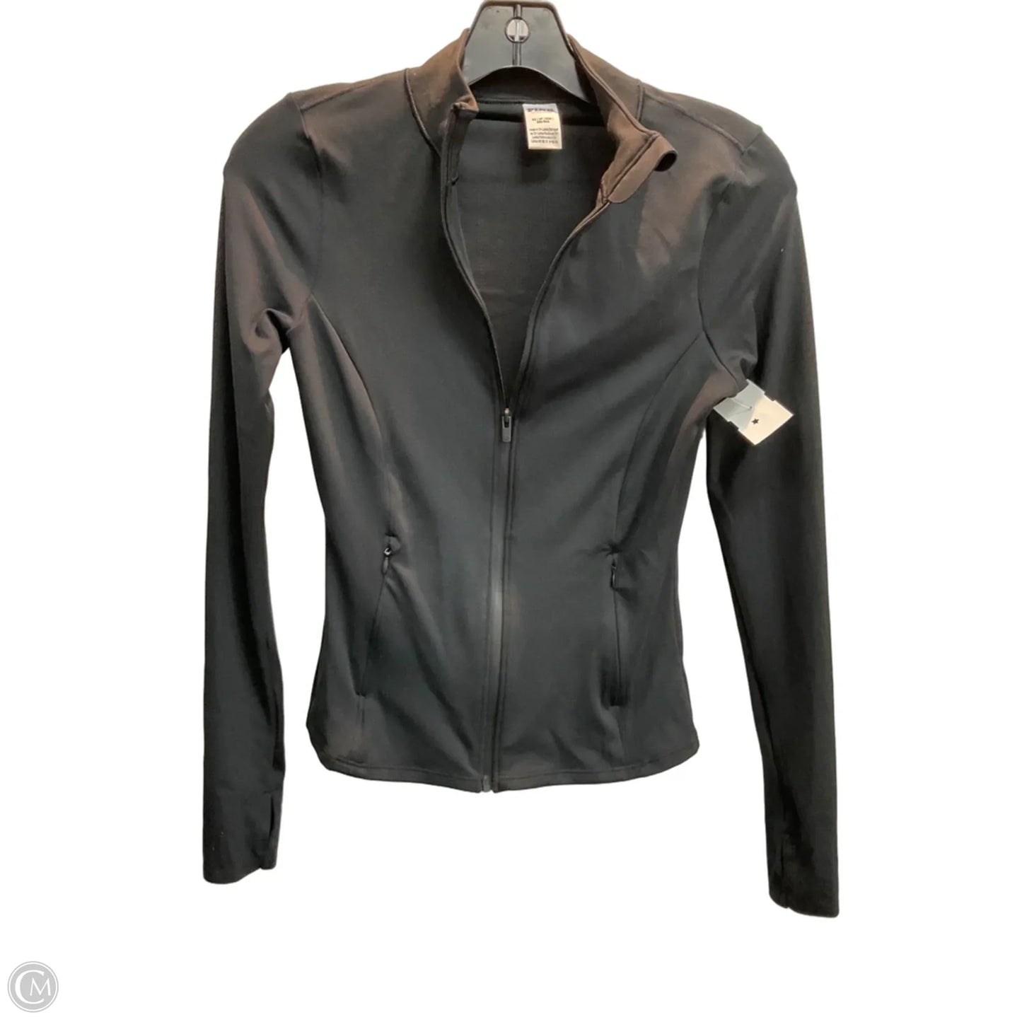 Athletic Jacket By Pink In Black, Size: Xs