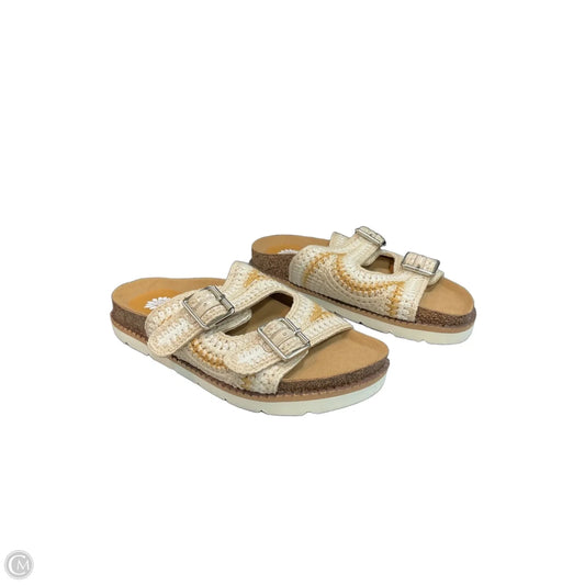 Sandals Flats By Yellow Box In Tan, Size: 6