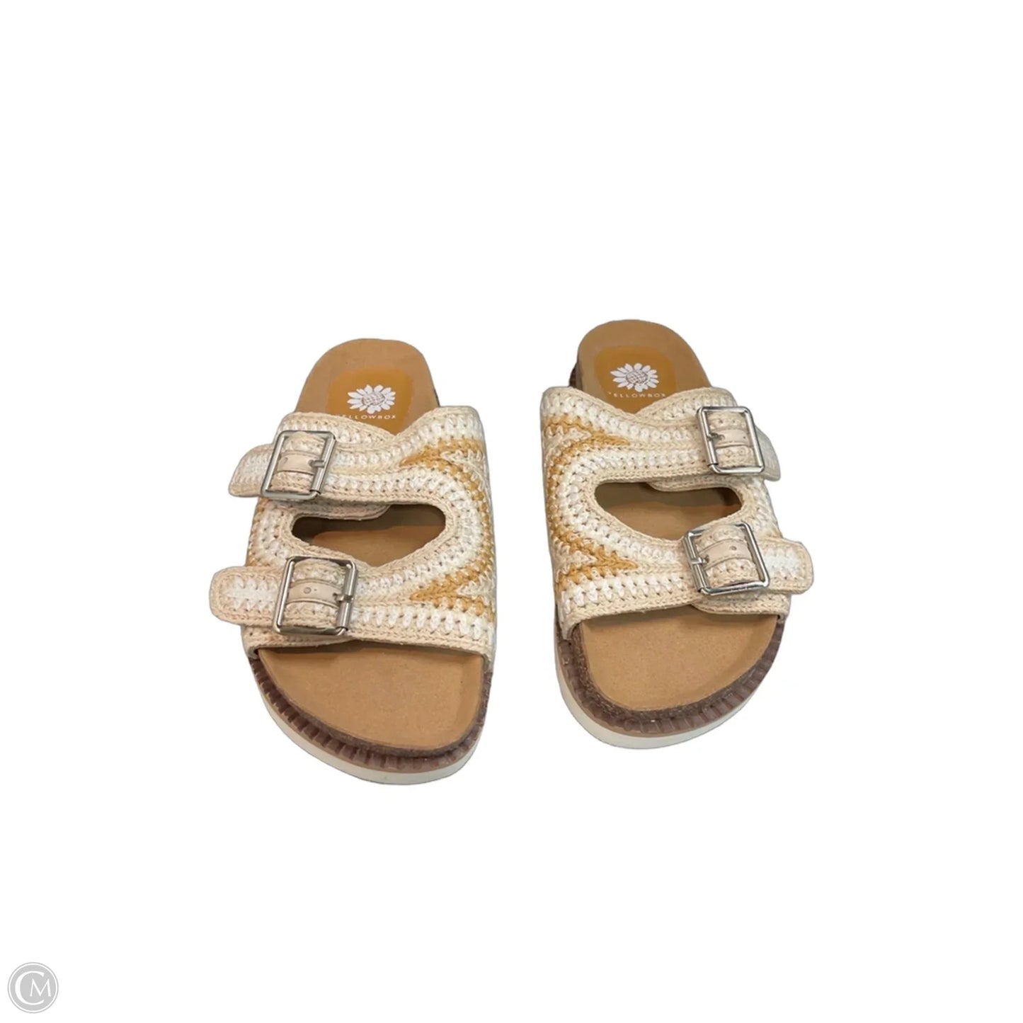Sandals Flats By Yellow Box In Tan, Size: 6