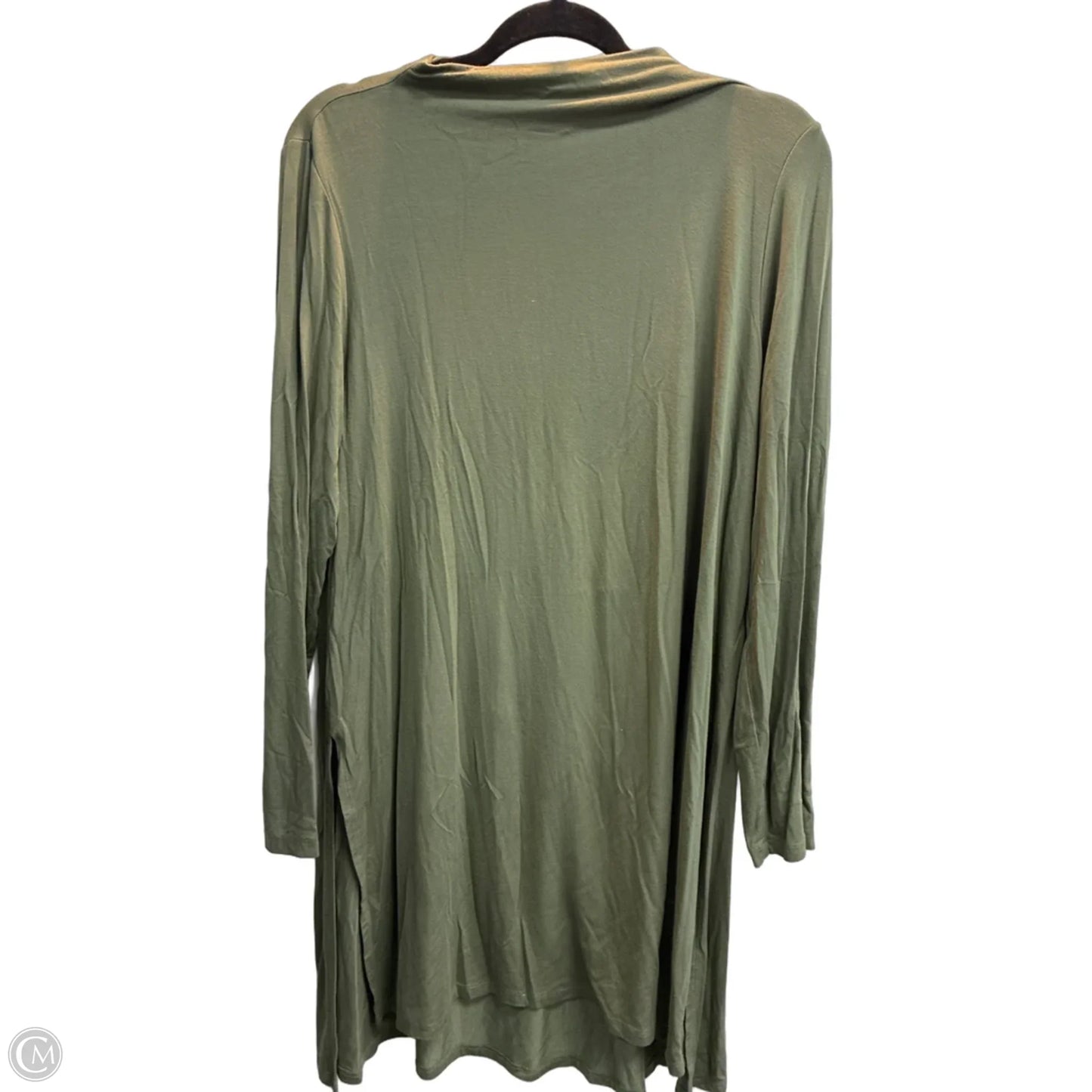 Tunic Long Sleeve By Lisa Rinna In Green, Size: L