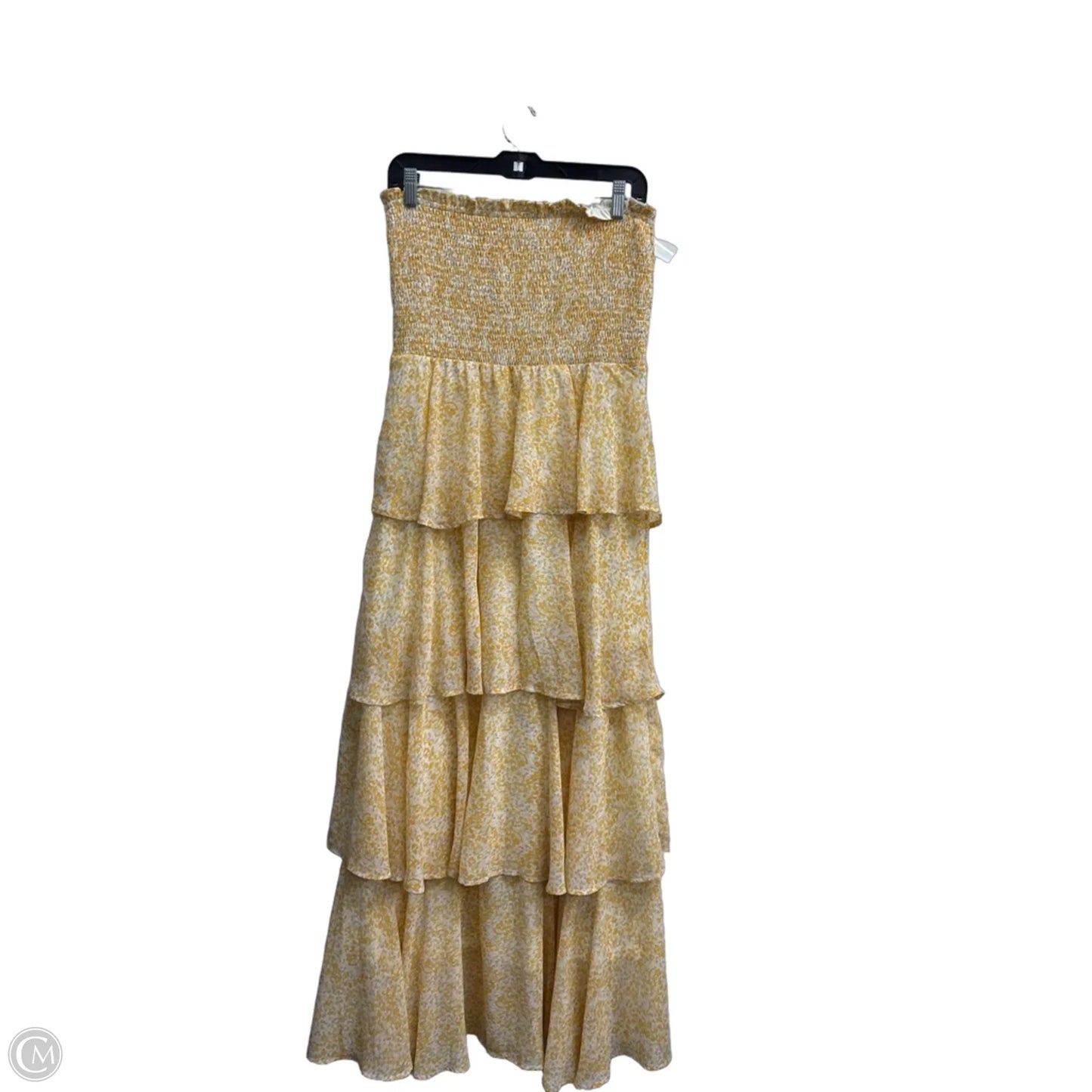 Dress Party Long By Entro In Yellow, Size: L