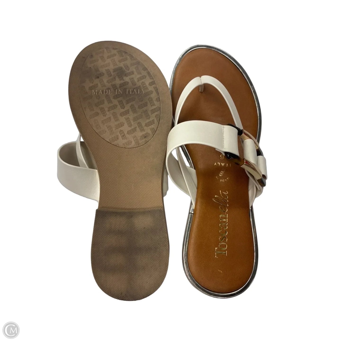 Sandals Flats By Toscanella In Tan, Size: 6