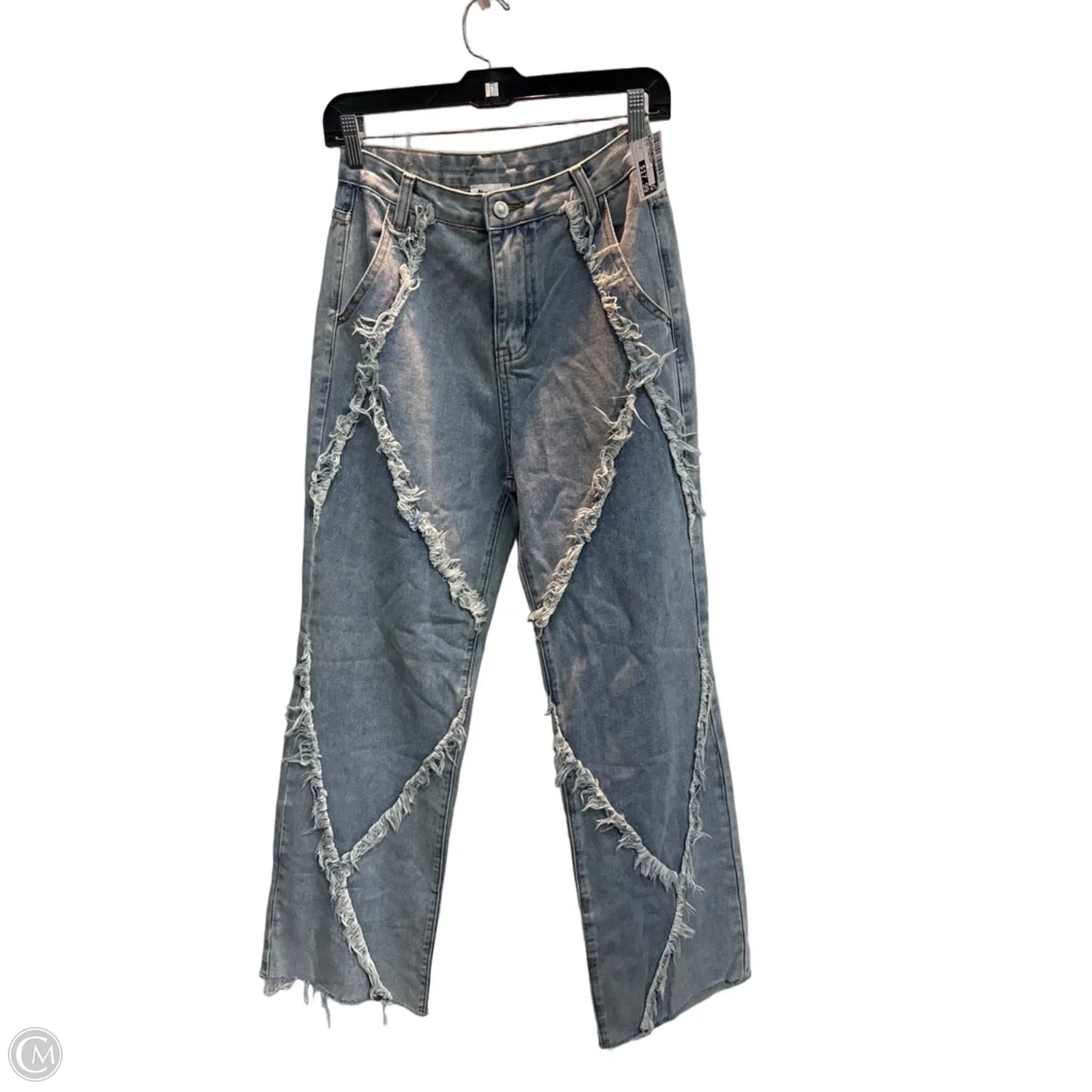 Jeans Straight By Princess Polly In Blue, Size: 2