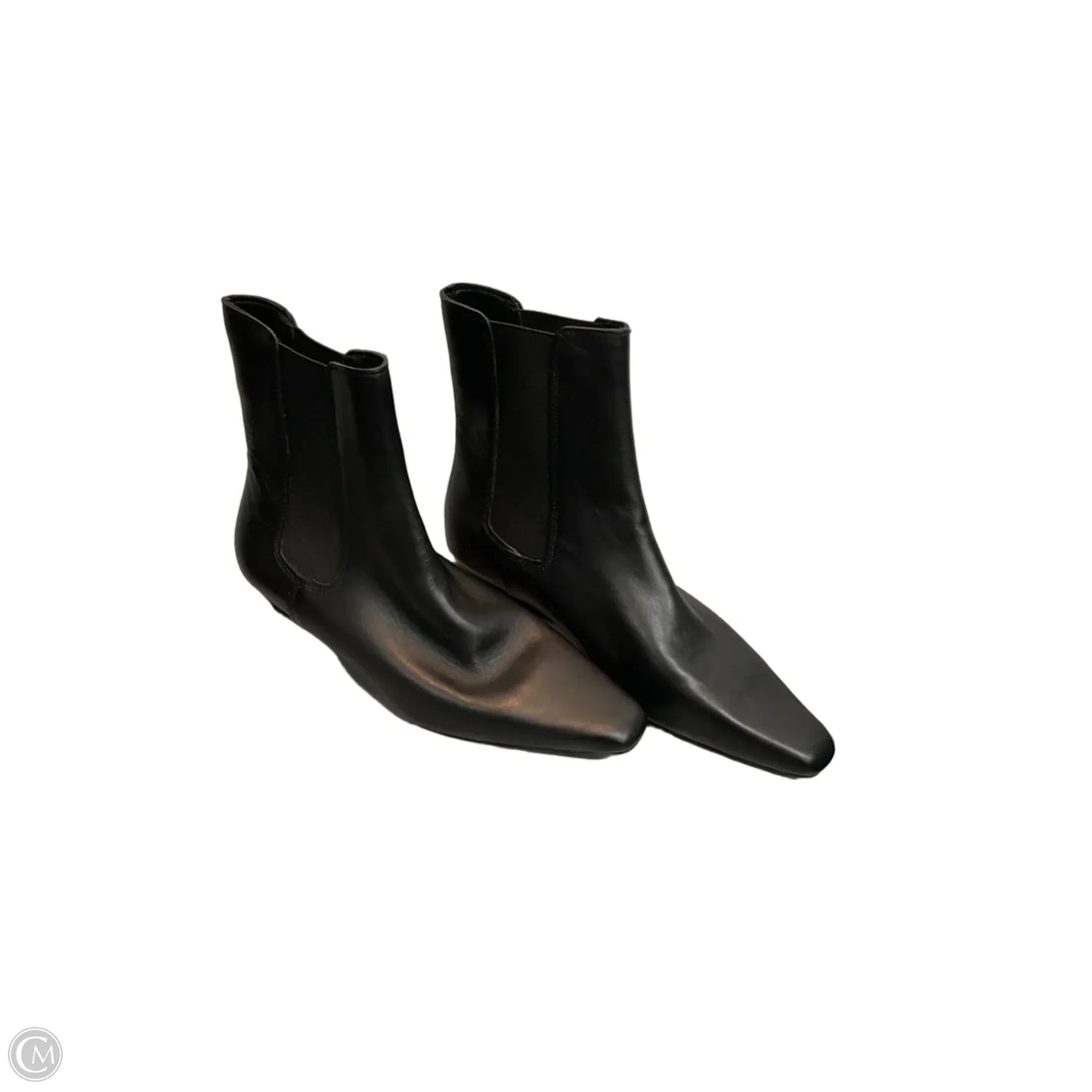 Boots Ankle Flats By Steve Madden In Black, Size: 9