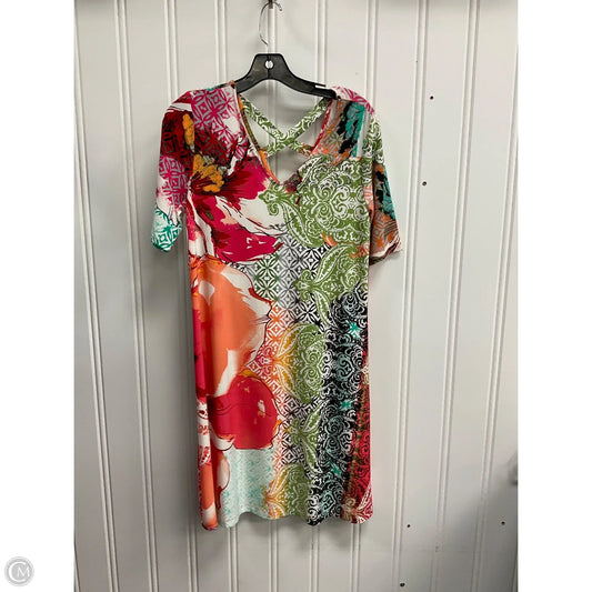 Dress Casual Midi By Chicos In Multi-colored, Size: S