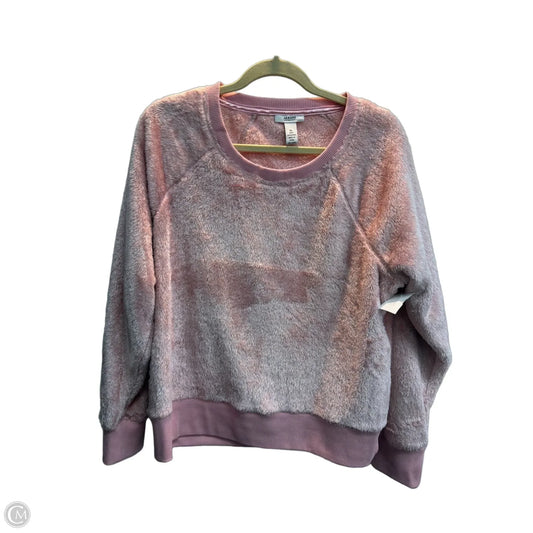Sweatshirt Crewneck By Alfani In Pink, Size: Xl