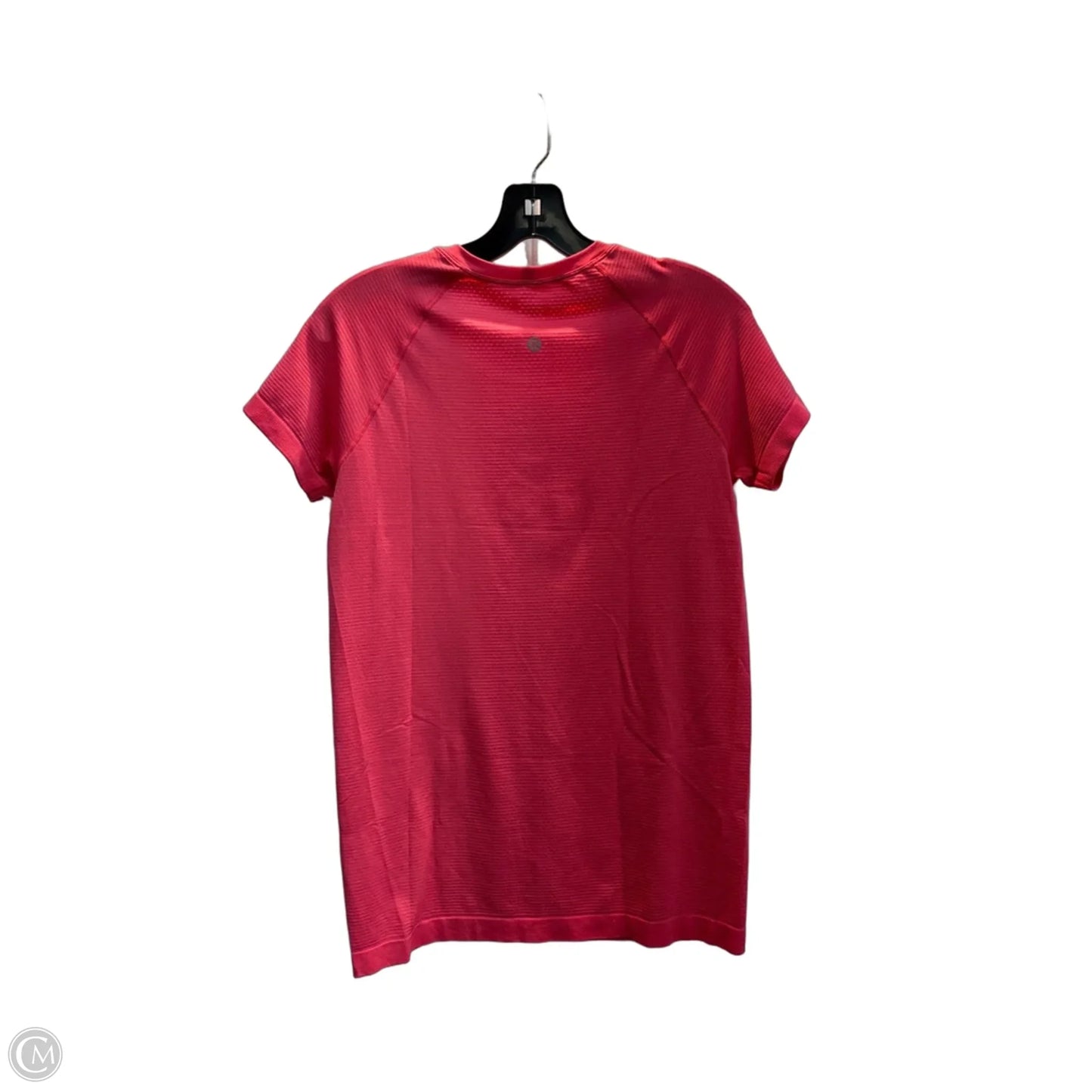 Athletic Top Short Sleeve By Lululemon In Pink, Size: S