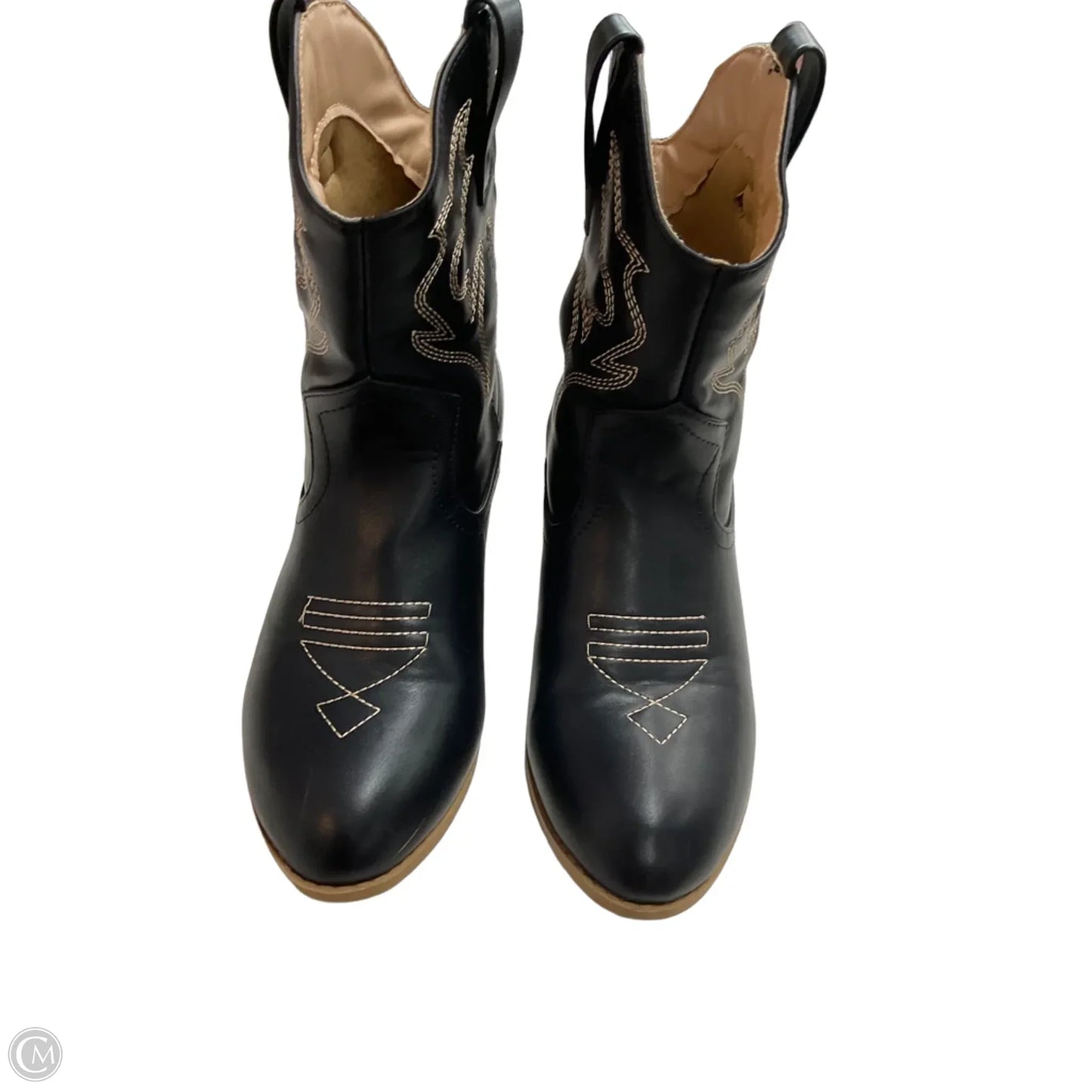 Boots Western By Forever In Black, Size: 8.5