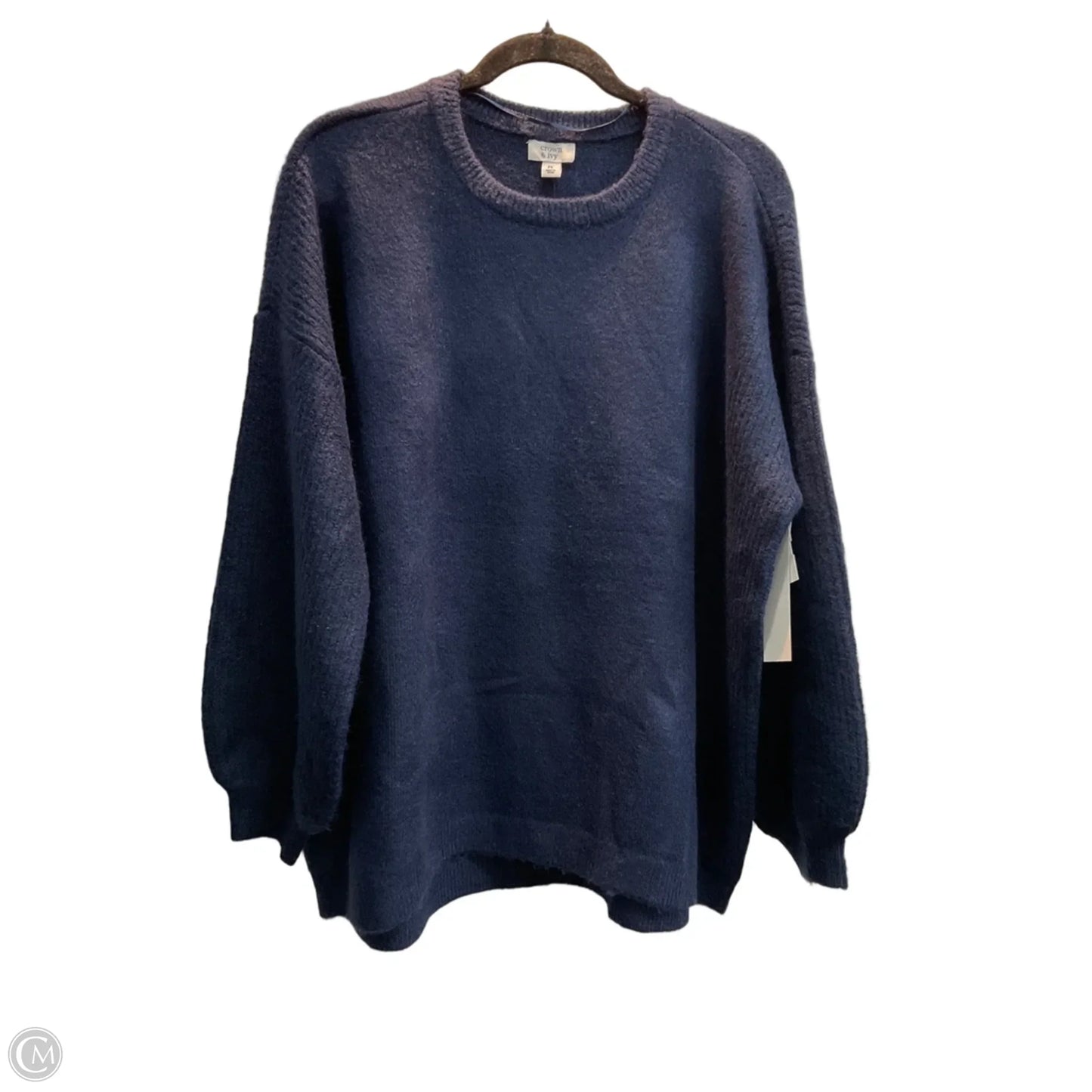 Sweater By Crown And Ivy In Navy, Size: Lp