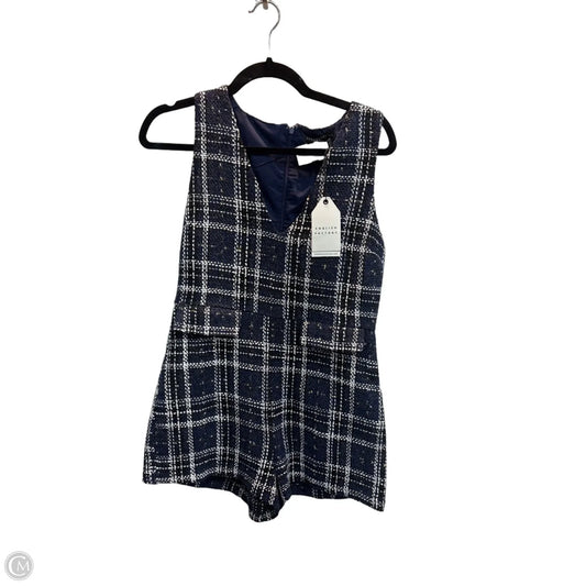 Romper By English Factory In Plaid Pattern, Size: M
