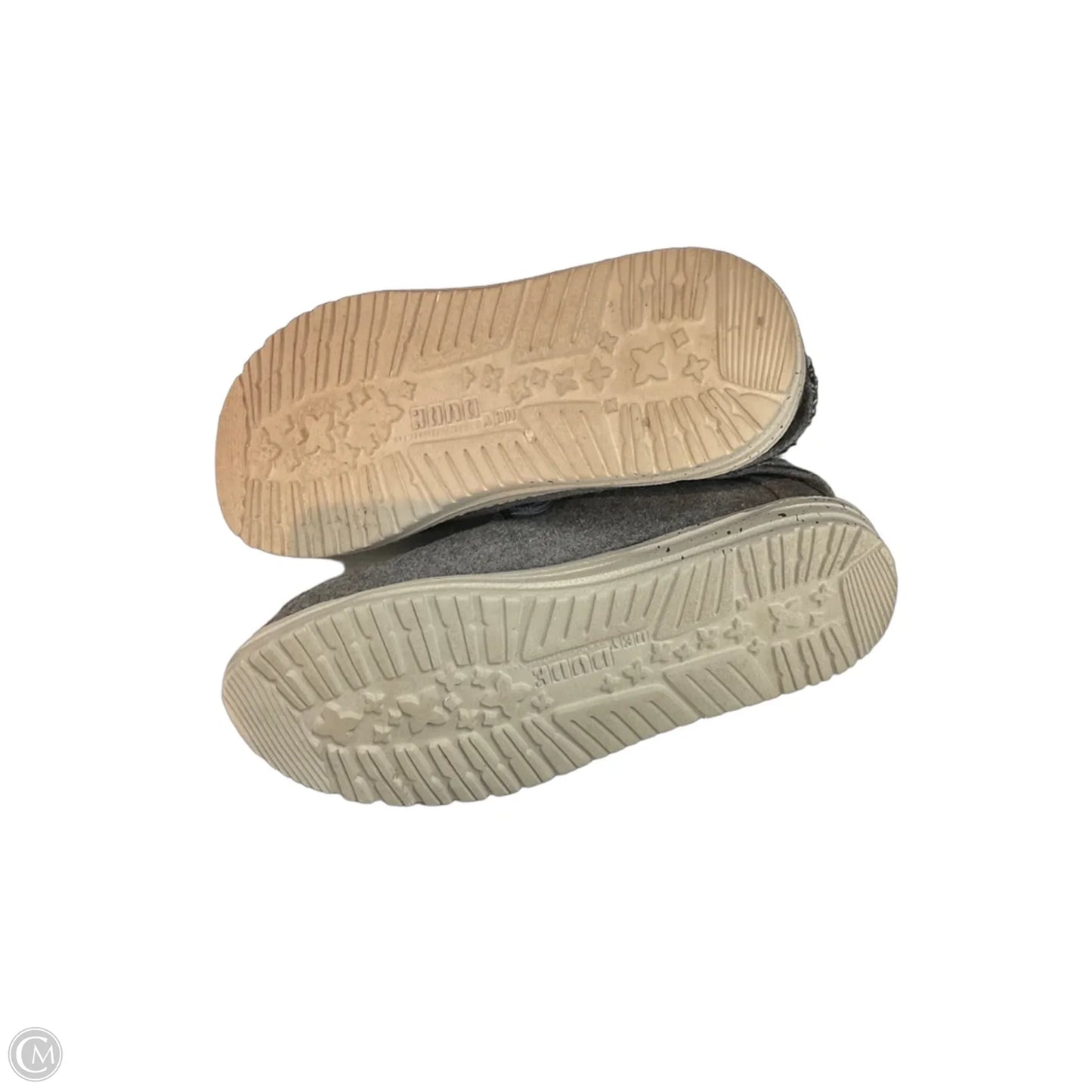 Shoes Flats By Hey Dude In Grey, Size: 8